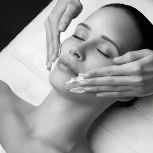 Cosmeceutical Peel, infusion of serum, mask with LED light